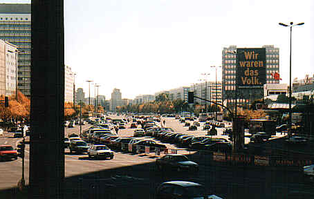 Blick in die Karl-Marx-Allee