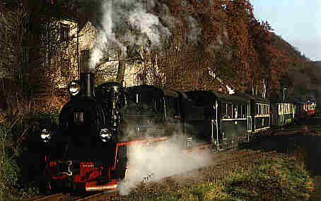 historischer Dampfzug